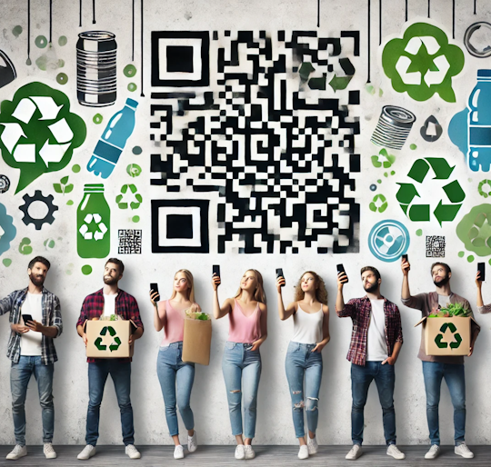 Image representing title 'Boost Packaging Recycling & Reduce Waste with QR Codes'