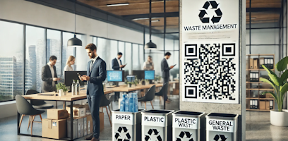 QR Codes for Office Waste Reduction