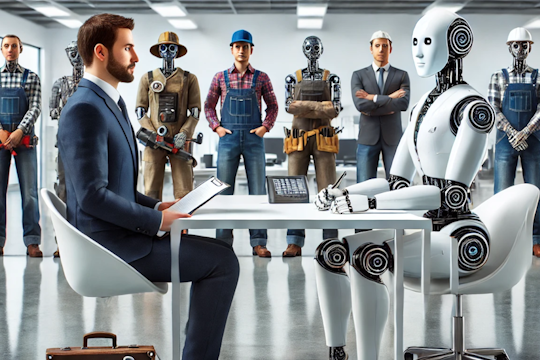 Image representing title 'Will AI Really End All Jobs?'