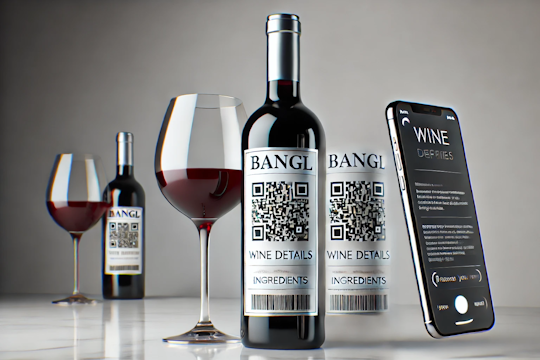 Image representing title 'Wine Label QR Codes'